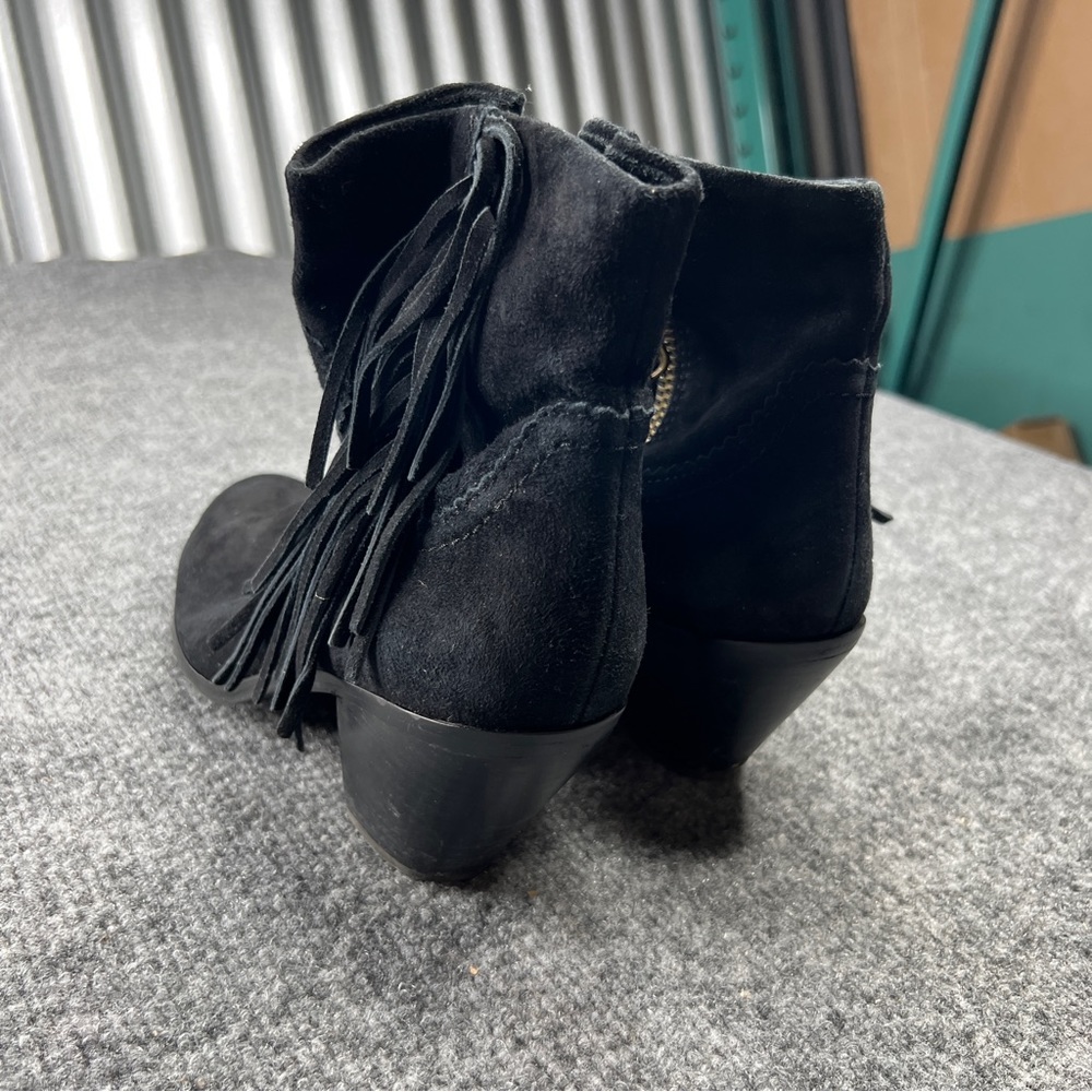 Sam Edelman Size 7 Embossed Reyes Heeled Zip Boot/Booties - Picture 6 of 10